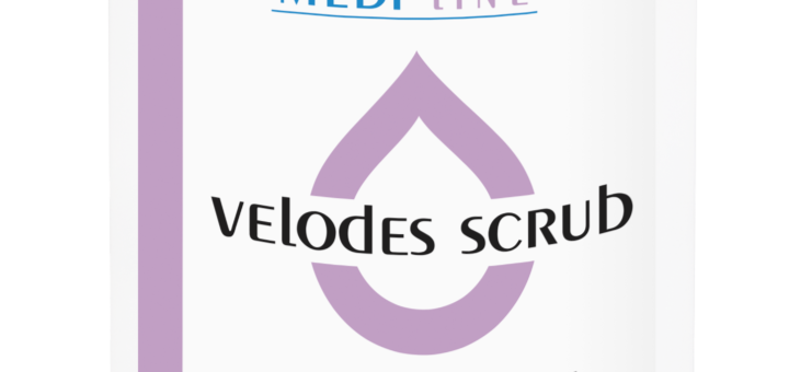 Velodes Scrub- dezynfekcja dłoni, delikatne antybakteryjne mydło do mycia rak i całego ciała.